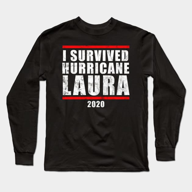 I Survived Hurricane Laura Long Sleeve T-Shirt by GiftTrend